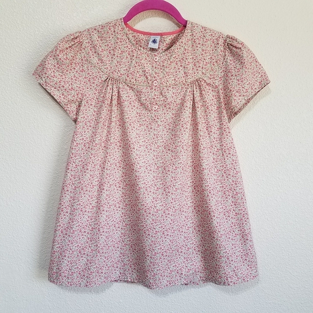 Petit Bateau Girl's Floral Top